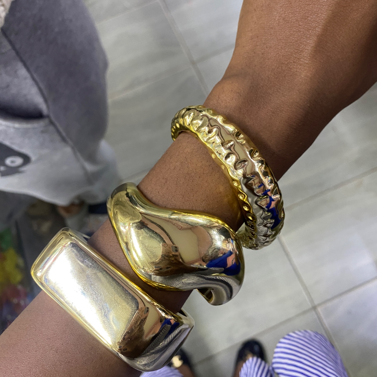 Chunky bracelets