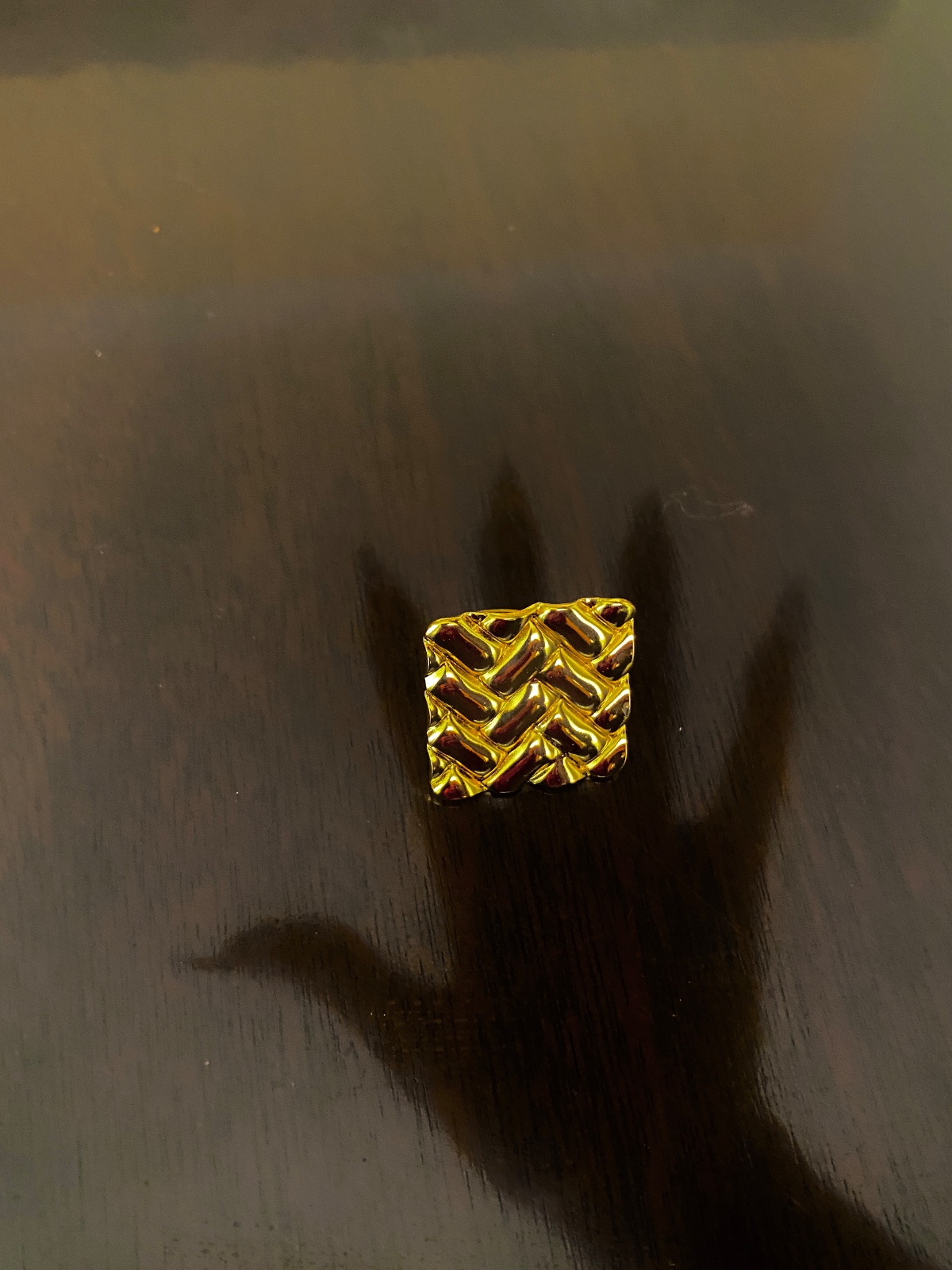 Square chunky ring