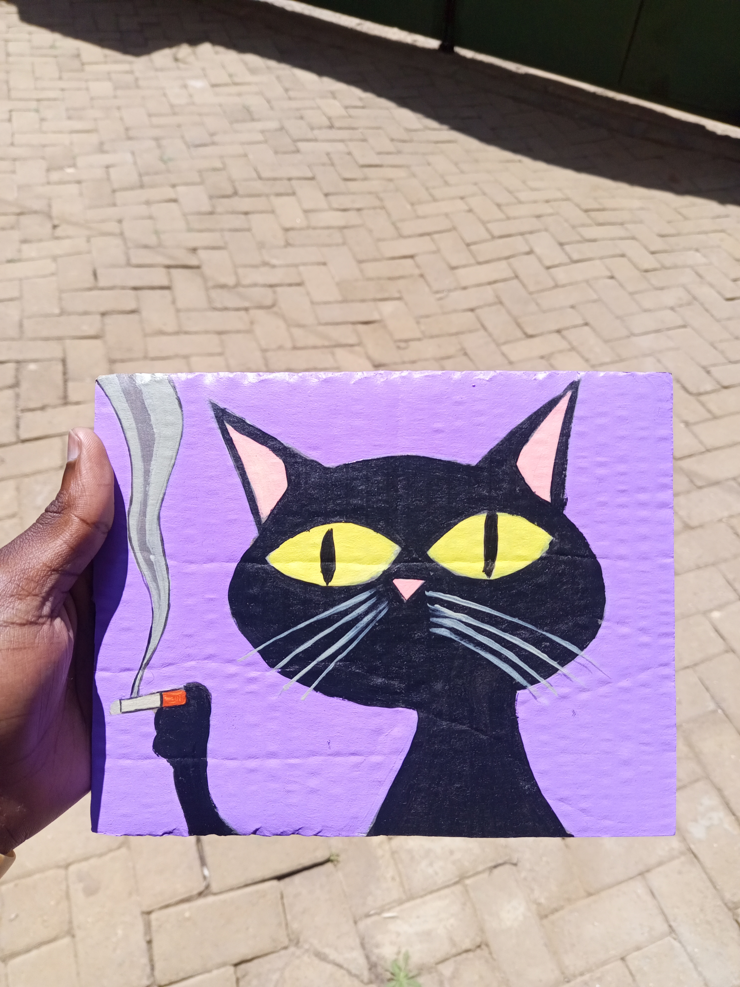 Smoking cat